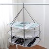 Athvcht 3-Tier Structure Folding Storage Flat-Drying Net, Prevents Clothing Deformation,