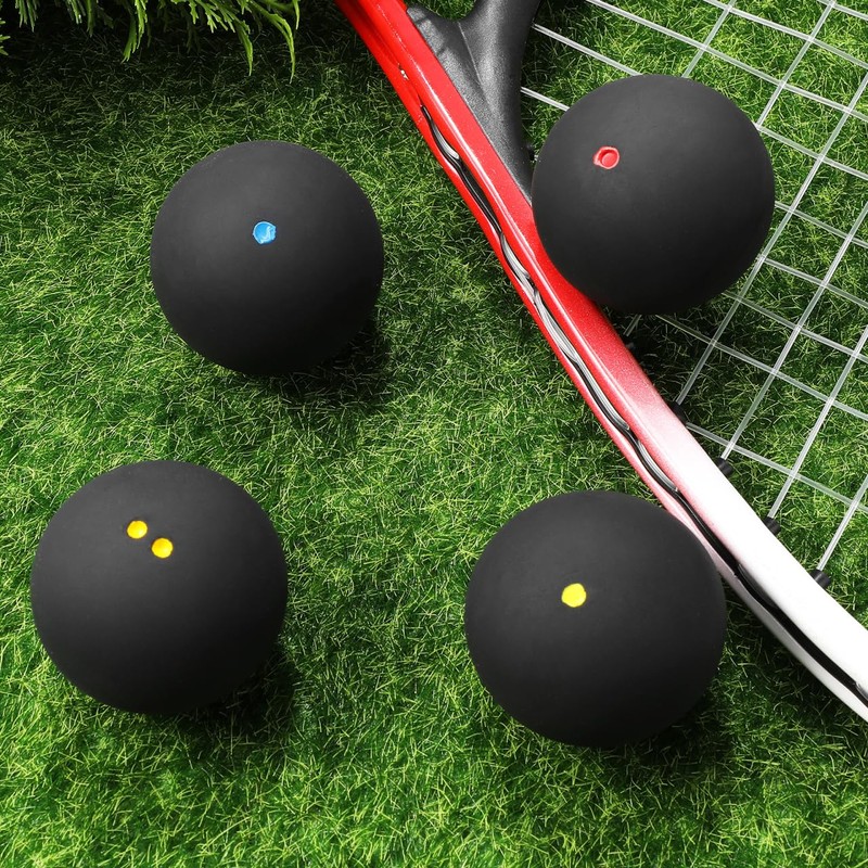 UKCOCO Squash Ball: High Bounce Training Squash Ball with Red