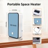 Portable Space Heater YOUCIDI Mini Desk Heater Electric Fan Air
