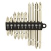 E-Value BS-10N Screw Bit Set of 10 Hex Shaft, 0.25