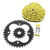 Chain & Black Sprocket fits Honda 400EX TRX400EX 1999-2004 Yellow