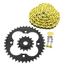 Chain & Black Sprocket fits Honda 400EX TRX400EX 1999-2004 Yellow O-Ring 15/38 94L