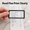 1–10Pcs Portable Card-Sized Magnifying Glass – Slim Pocket Magnifier for