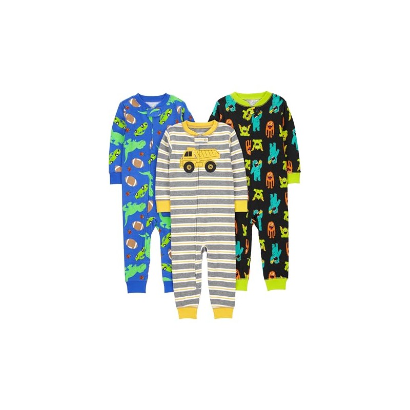 Simple Joys by Carter's Toddler Boys 3-pack Snug-fit Footless Cotton