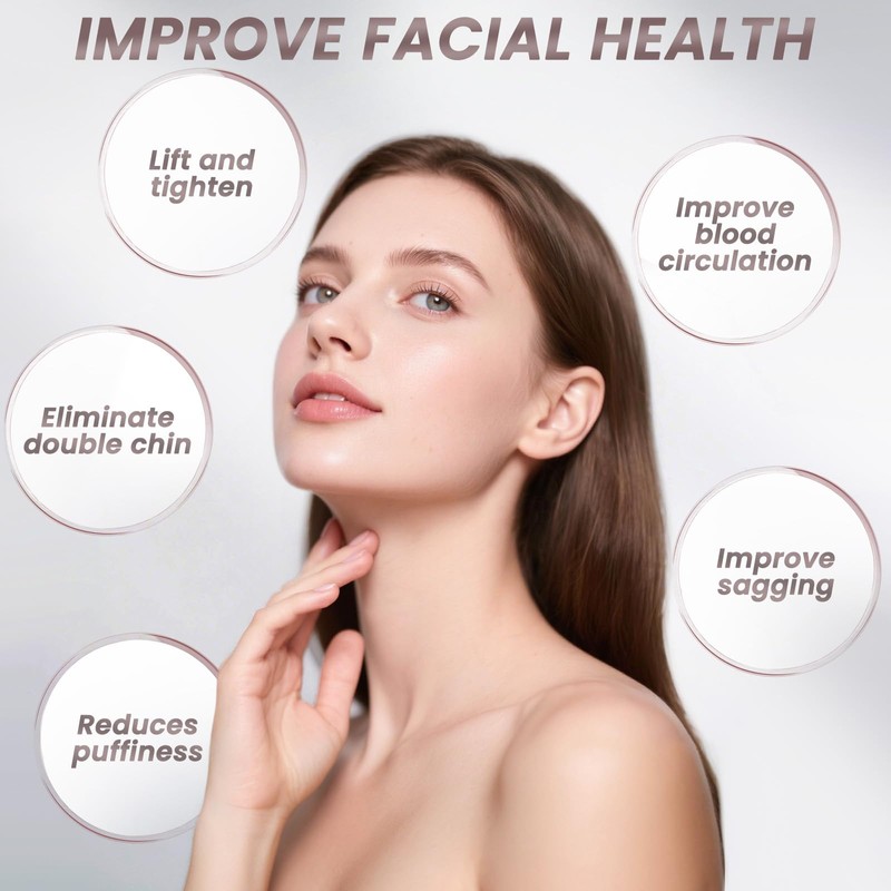 Lymphatic Contour Face Brush,Dry Brushing Face Brush, Lymphatic Drainage Massager