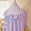 Dix-Rainbow Large Children Bed Canopy pale purple Round Dome Girls