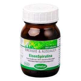 사나투르 철분+스피루리나 타블렛 40g Sanatur Iron + Spirulina Tablet 40g