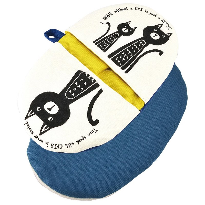 Jijinsha 40916-3 Mitten Trivet Yellow Sugar Land Charpy Cat