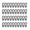 Jrzyhi 15pcs Mini Carabiner Buckle Spring Backpack Clasps Spring Carabiner
