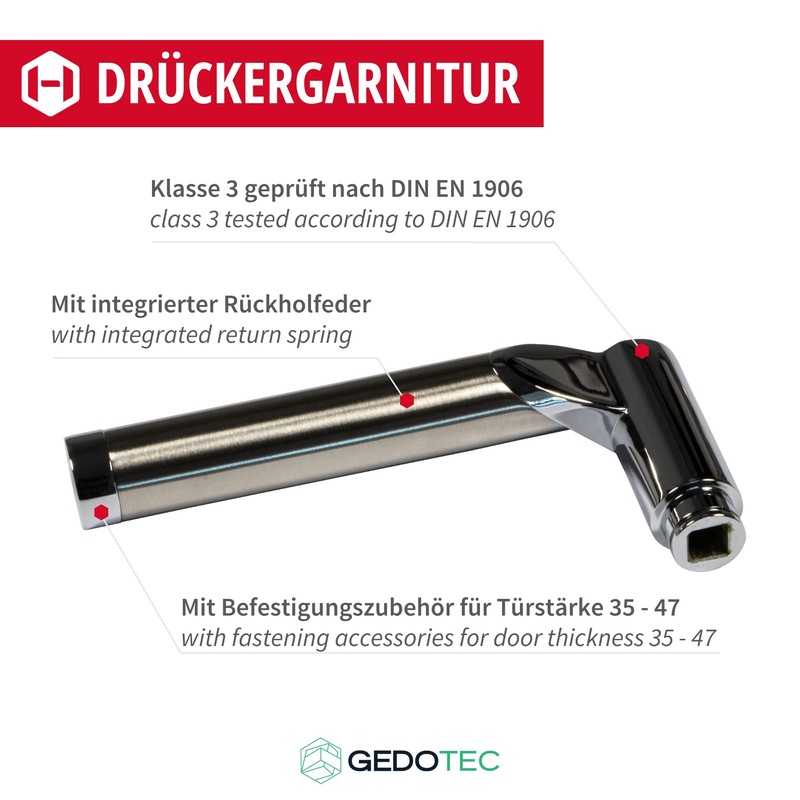 Door Fitting Stainless Steel / Chrome Polished for Room Doors