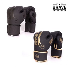 Matte Black Power Boxing Training Gloves (1 Pair) Power Black 14 OZ