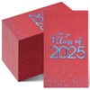 100pcs Class of 2025 Graduation Napkins, Disposable Congrats Grad Cocktail