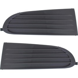 For Dodge Journey Fog Light Cover 2009 10 11 12 2013 Driver and Passenger Side Pair/Set | Grille Bezel | Primed | CH1038134 + CH1039134 | 5178287AA + 5178286AA