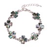 KunBead Clover Charm Shell Bracelet for Women Birthday Jewelry Adjustable