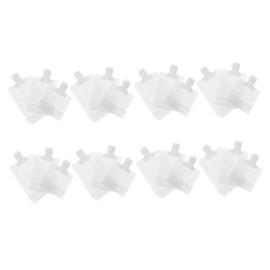 PACKOVE 24pcs Lotion Bag Travel Pouches Cosmetics Toiletry Fluid Makeup Bags Portable Liquids Organizer Stand up Spout Hand Cream Containers Liquid Dispensing Bag Lotion Refill Pouch White