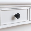 homdiy 25 Pack Black Cabinet Knobs Matte Black Round Dresser