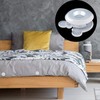 Jetec 12 Pcs Duvet Comforter Clips Plastic Grippers Button Clips
