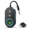 2025 Upgraded Bluetooth 5.3 Transmitter Receiver, 2-in-1 Airplane Bluetooth Adapter,