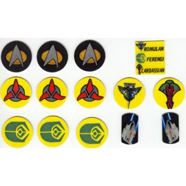 Star Trek The Next Generation Pinball Target Decal Set