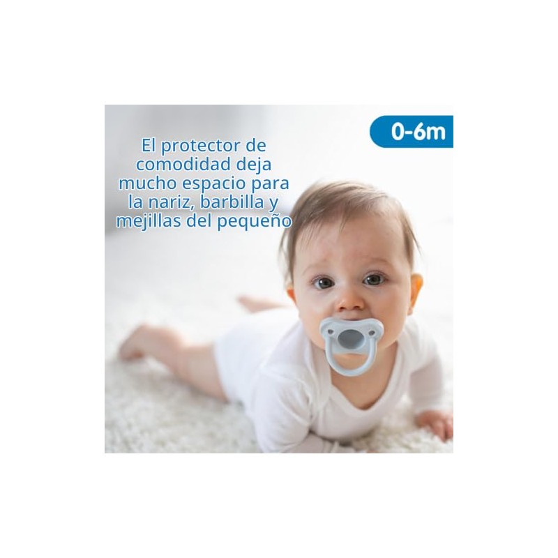 Dr. Brown's HappyPaci - Chupete para bebé, azul, azul claro,