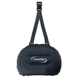 CleverSpa 8125 Pack of 2 - Hot Tub Spa Inflatable Headrest Accessory Provides and Support, 18.99 cm x 8 cm x 27 cm | 175 g (Ash Black)