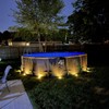 Puncools Solar Lights Outdoor Garden,2 Pack Waterproof Solar Ground Lights