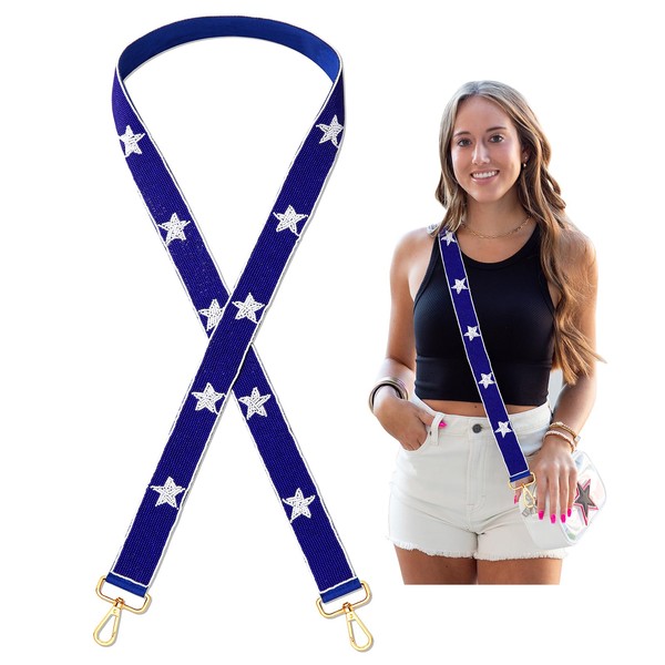 GLBCC Game Day Beaded Purse Strap, Stadium Football University College