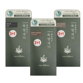 Benezyme Water-based Mugwort Dye 7.0 10g x 4 x 3 (12 uses) Choose 1 of 3 / 베네자임 물로하는 쑥염색7.0 10gx4 X3 (12회분) 3종택1