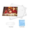 Boxalls 4x6 Inches Acrylic Picture Frame with Stand, Clear Photo
