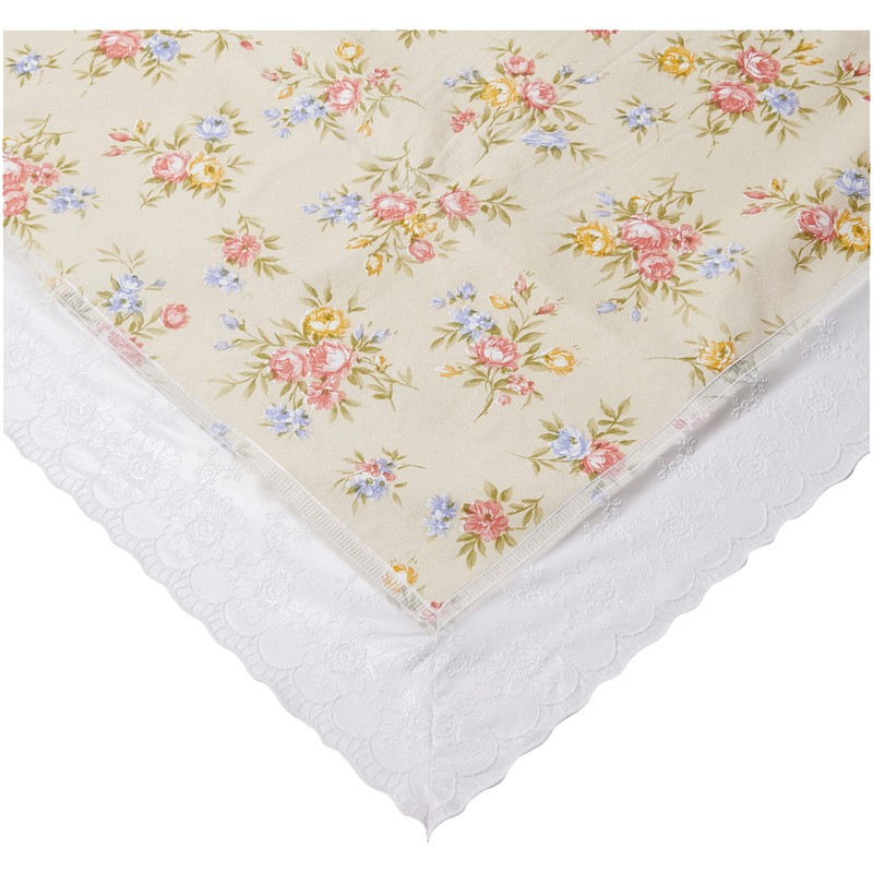 Meiwa Gurabia Ready-made Tablecloth, Bloom, 47.2 x 59.1 inches (120