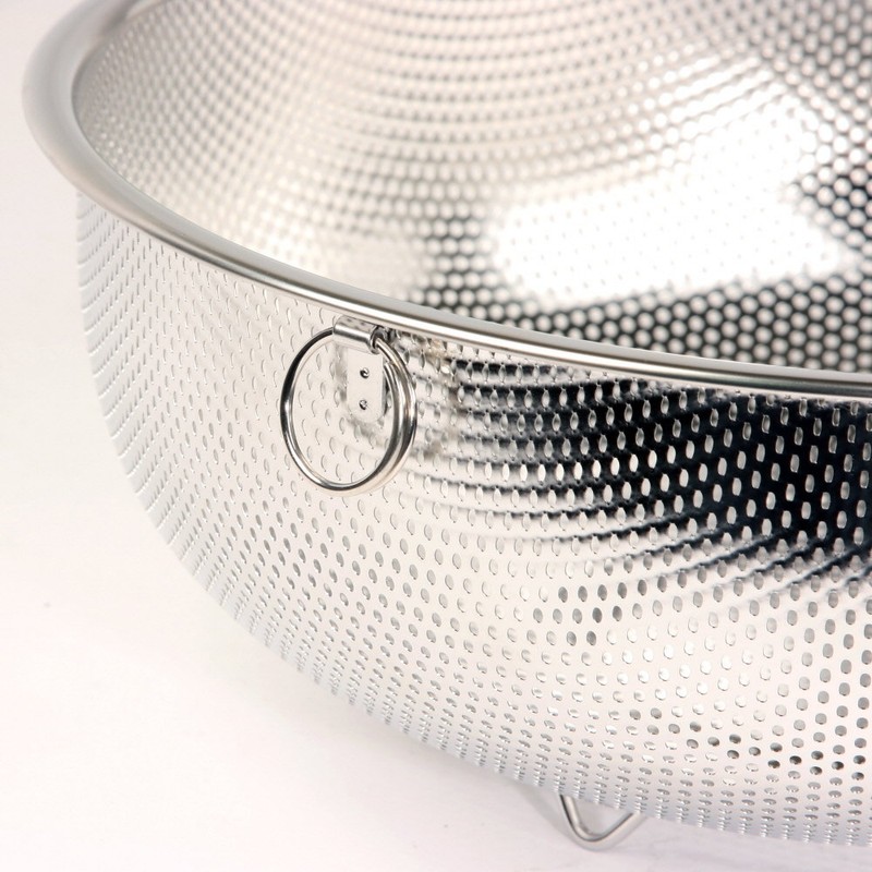 Queen Sense Domestic Stainless Vegetable Tray Punching Ball Stainless Steel