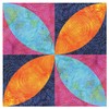 AccuQuilt Orange Peel Go! Fabric Cutting Dies, 4.5-Inch by 4.5-Inch