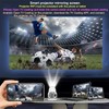 Projector 4K with WiFi and Bluetooth, Mini Smart Auto Keyston