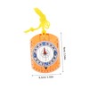 KICHOUSE Orienteering Compass Multi-Function Hiking Tool Ruler and Pointer for