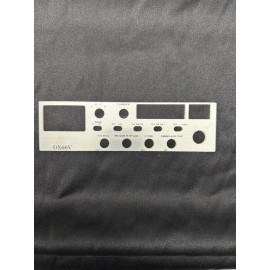 Galaxy DX66V Metal CHROME FRONT Faceplate Galaxy CB Radio
