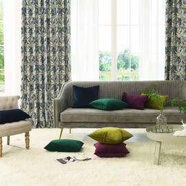 JUSPURBET Olive Decorative Velvet Throw Pillow Covers 22x22 inch Set of 2,Broadside Soft Cushion Case with Invisible Zipper for Sofa Couch Bed