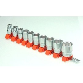 Flash Tool Parabolic Short Socket Set Hexagonal 3SP-S10H 10 Pieces 1 Set
