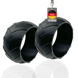 3DHerb Wheel Protector Set Compatible with Segway Navimow i-Series - i105e, i108e & i110n - Robust Protection - Perfect Fit, Accessories for Robotic Lawnmowers