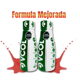 VCOL Suplement Multivitamin - Pack 2-10.14 Fl Oz - 300ML - Red Fruit Flavor - 100% Natural