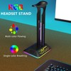 RGB Headphone Stand 2 USB Ports Multifunction Gaming Headset Holder
