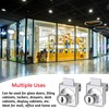 TOP-VIGOR 2Pcs Glass Cabinet Door Lock, Single Glass Showcase Security