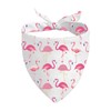 JXGZSO 1 Piece Flamingo Triangle Dog Bandana Bird Lovers Over