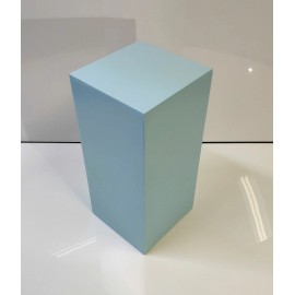 Unbranded 36" Tall BABY BLUE Display Pedestal Stand Riser Column Pillar -  Shower Parties