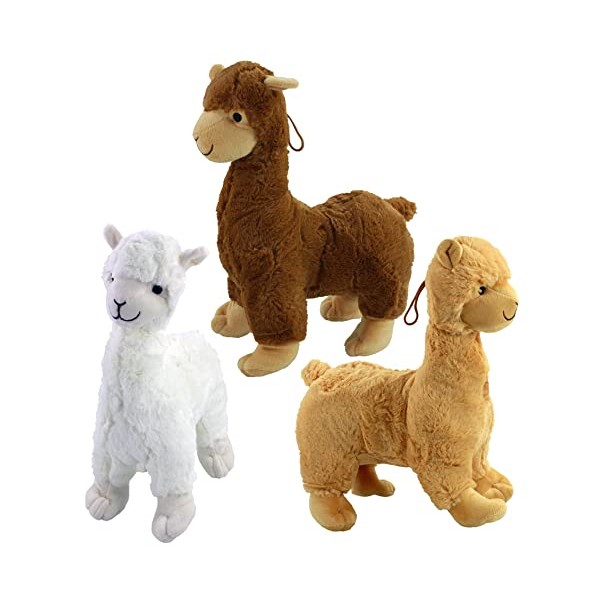 1 x plush alpaca llama standing approx. 35 cm, 1