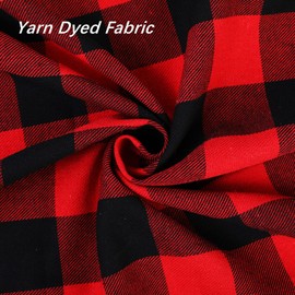 Bentrilisa - Cortinas cortas de 2 piezas con bolsillo para barra de 24 pulgadas, color rojo y negro