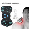 Mini Cervical Massager Multi functional Rechargeable Pulse Shoulder Neck Back