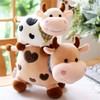 champracer Plush Toy Cow with Scarf, 30 cm Cute Plush