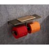 Sanliv Toilet Paper Holder,Brushed Bronze Double Toilet Paper Roll Holder