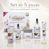 Crema Rejuvenecedora Colágeno, Baba Caracol, Hidrata Kit 5pz