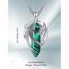 CELESTIA Dragon Necklace for Women Men Malachite Necklace Healing Crystal